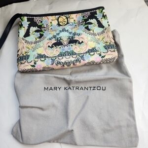 MARY Katrantzou printed clutch in EUC